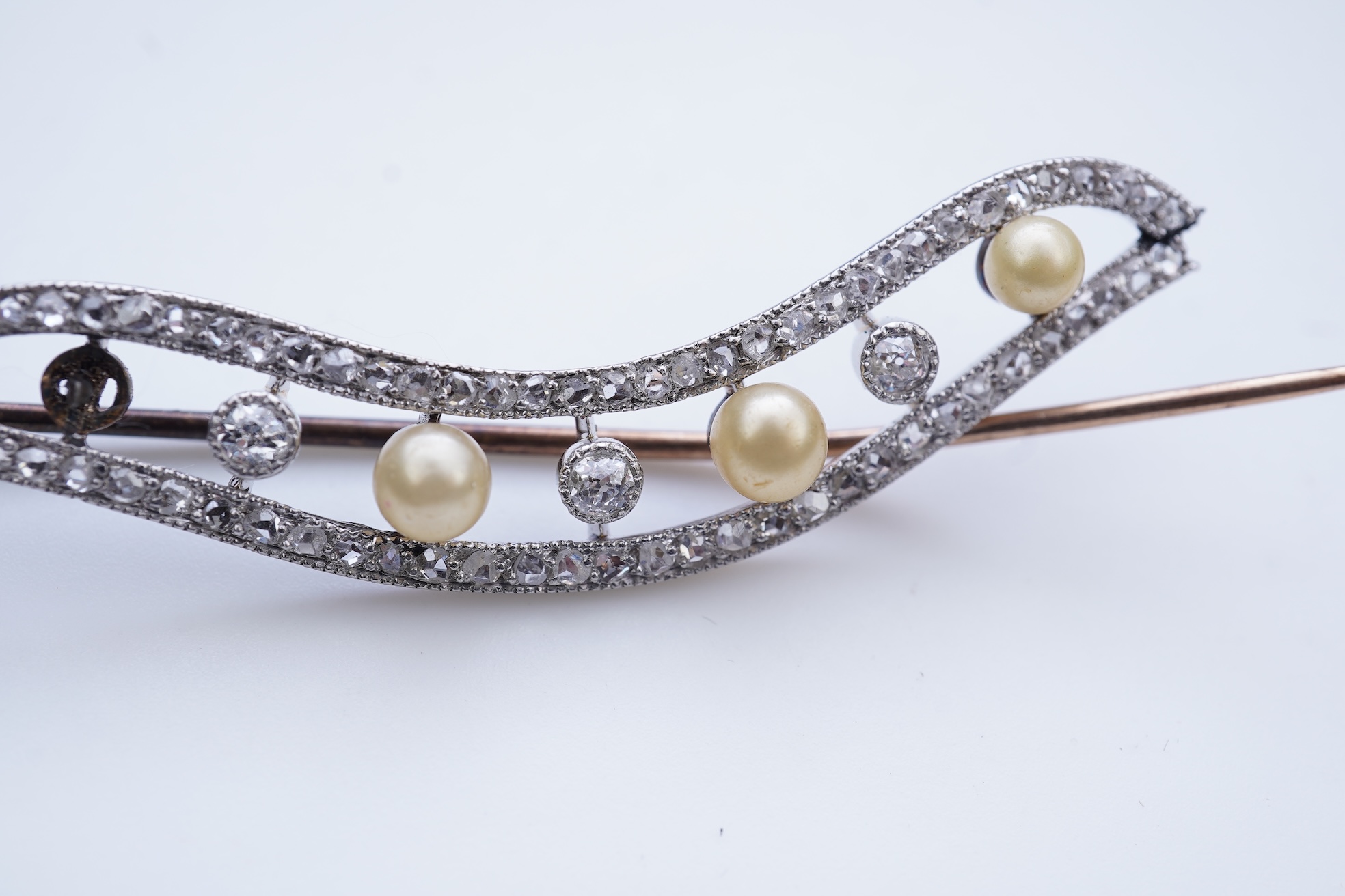 A diamond brooch, circa 1920